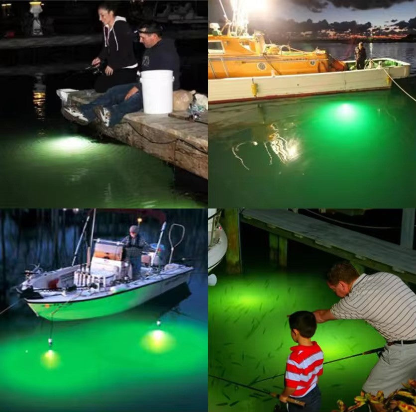 Green Underwater Light