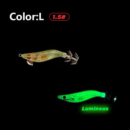 1.5 Get Inked Squid Jigs